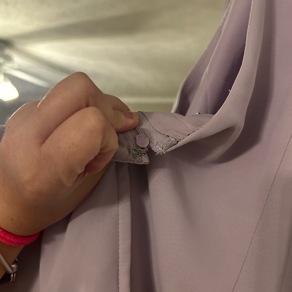 Davids Bridal size 10 bridesmaid dress in Iris - Picture 5 of 5